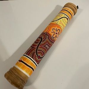 Beautifully painted Rain Stick Musical Instrument